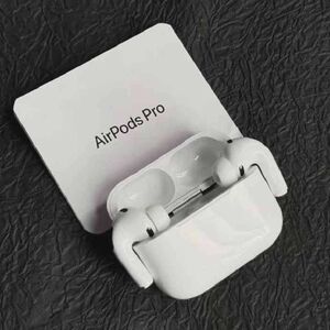 Apple AirPods Pro Earbuds with Glossy White Charging Case
